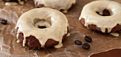 Caramel Coffee Nutella Glazed Donuts Recipe