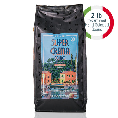 Artuzzi Super Crema Espresso Whole Beans 2 lbs (32 oz)