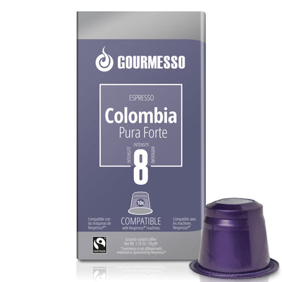 Gourmesso Colombia Pura Forte - Fairtrade - 10 Pods