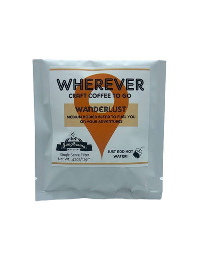 Wherever Wanderlust - Single Serve Coffee - 10 bags