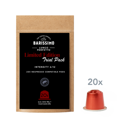 Barissimo Lungo Perfetto - 20 Pods -Limited Edition Trial Pack