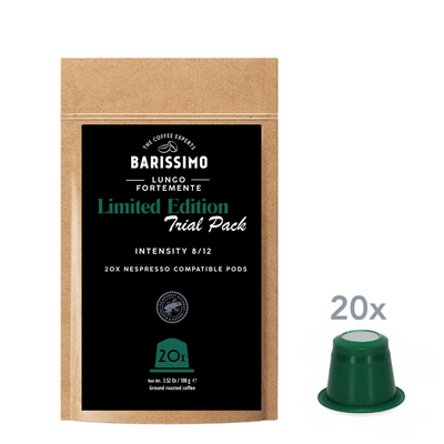 Barissimo Lungo Fortemente - 20 Pods - Limited Edition Trial Pack