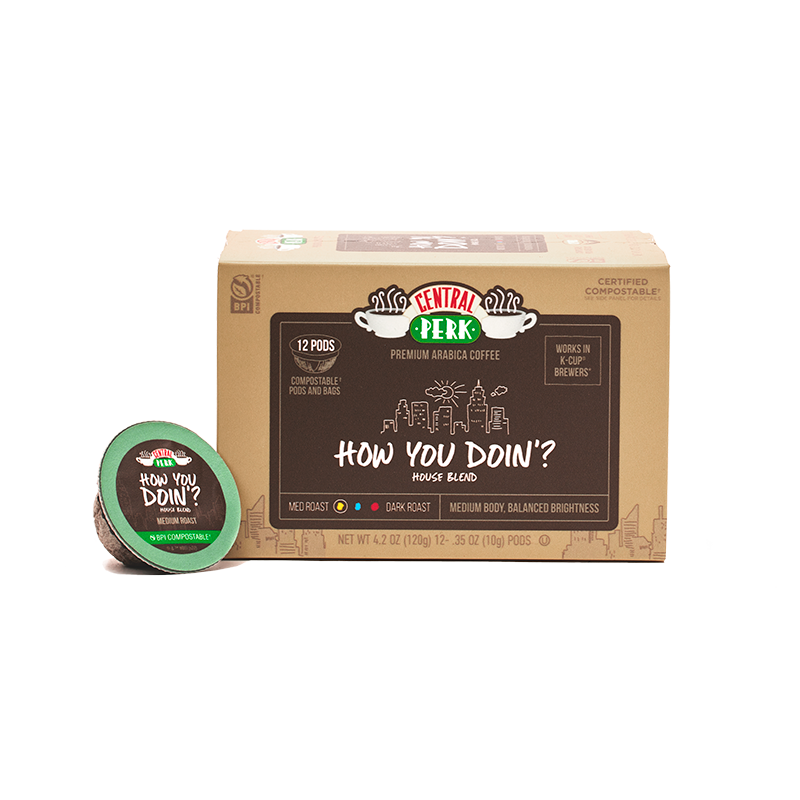 Central Perk Keurig Coffee pods 12ct How you doin