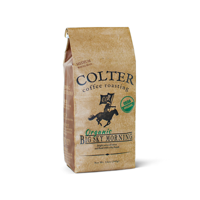 Colter Coffee Roasting Big Sky Whole Bean 12 oz Organic