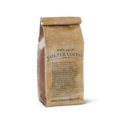 Colter Coffee Whole bean 12 oz organic