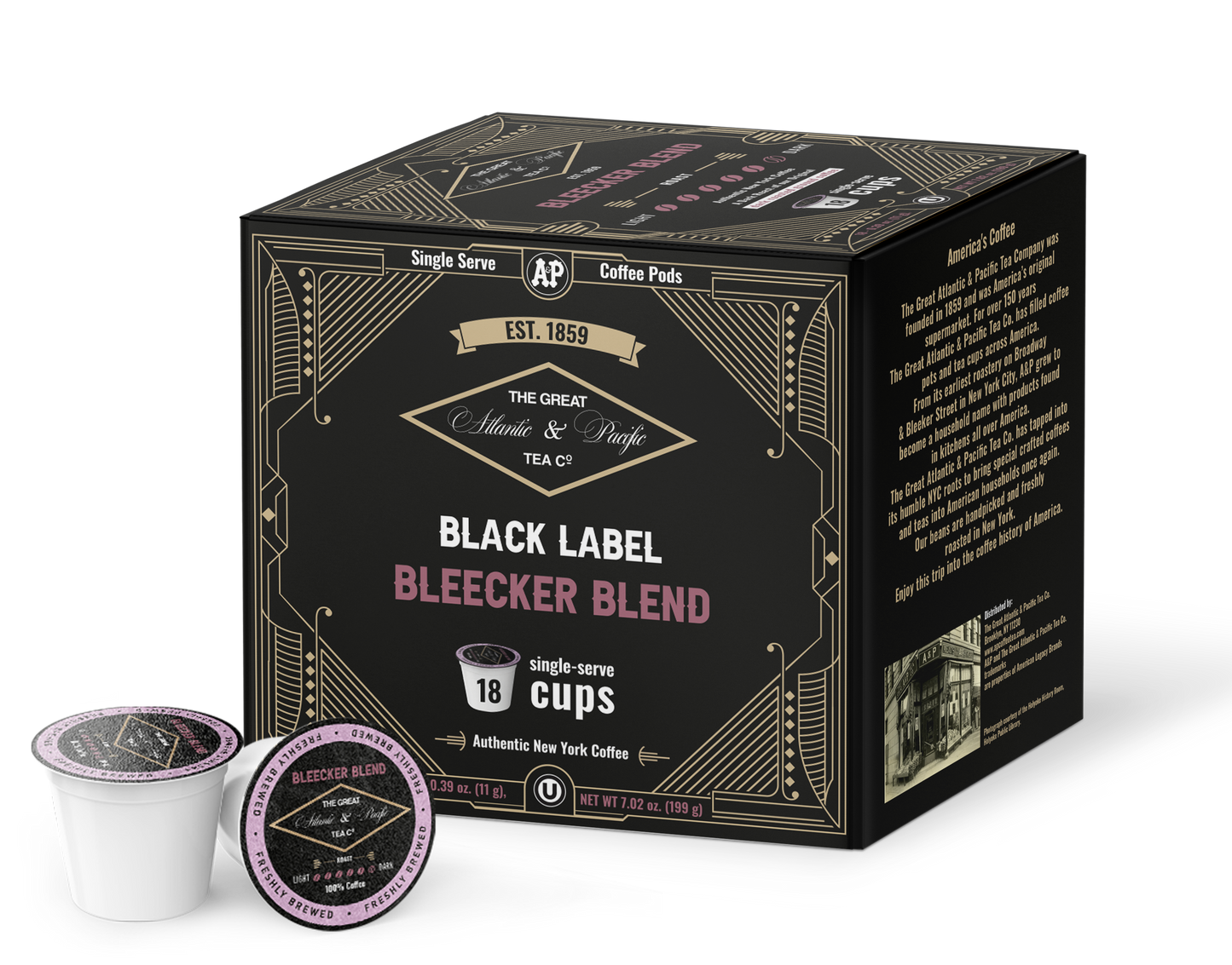 Keurig Black Label Bleecker Blend 18 single serve K-Cups - main image