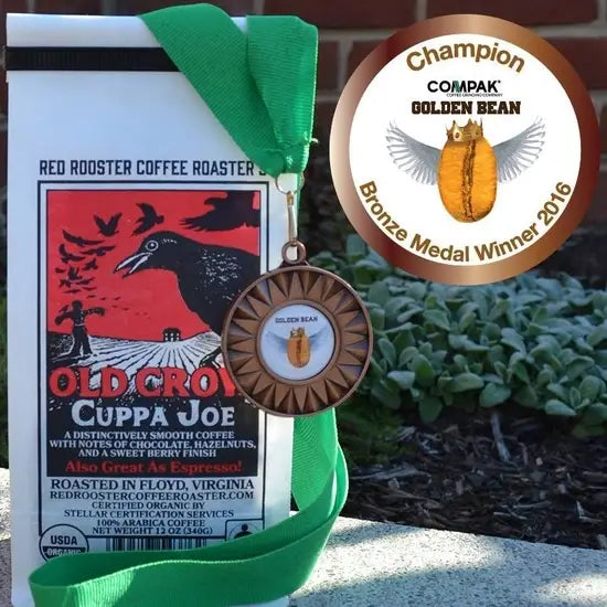 Red Rooster Coffee Certification Organic fairtrade espresso