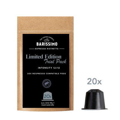 Barissimo Espresso Ristretto - 20 Pods - Limited Edition Trial Pack