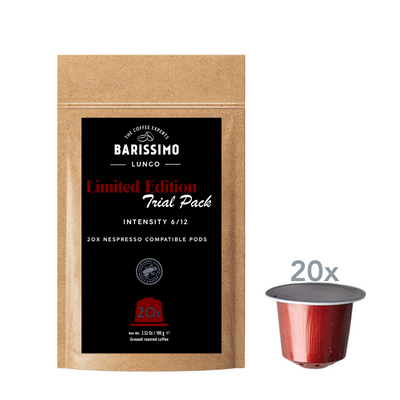 Barissimo Lungo Perfetto - 20 Pods -Limited Edition Trial Pack