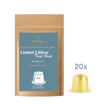 Dallmayr Capsa Lungo Belluno - 20 Pods - Made in Germany - Limited Edition Trial Pack