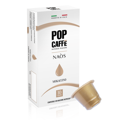 Naos - Mokaccino / Mocha Latte (Contains Dairy) - 10 Pods