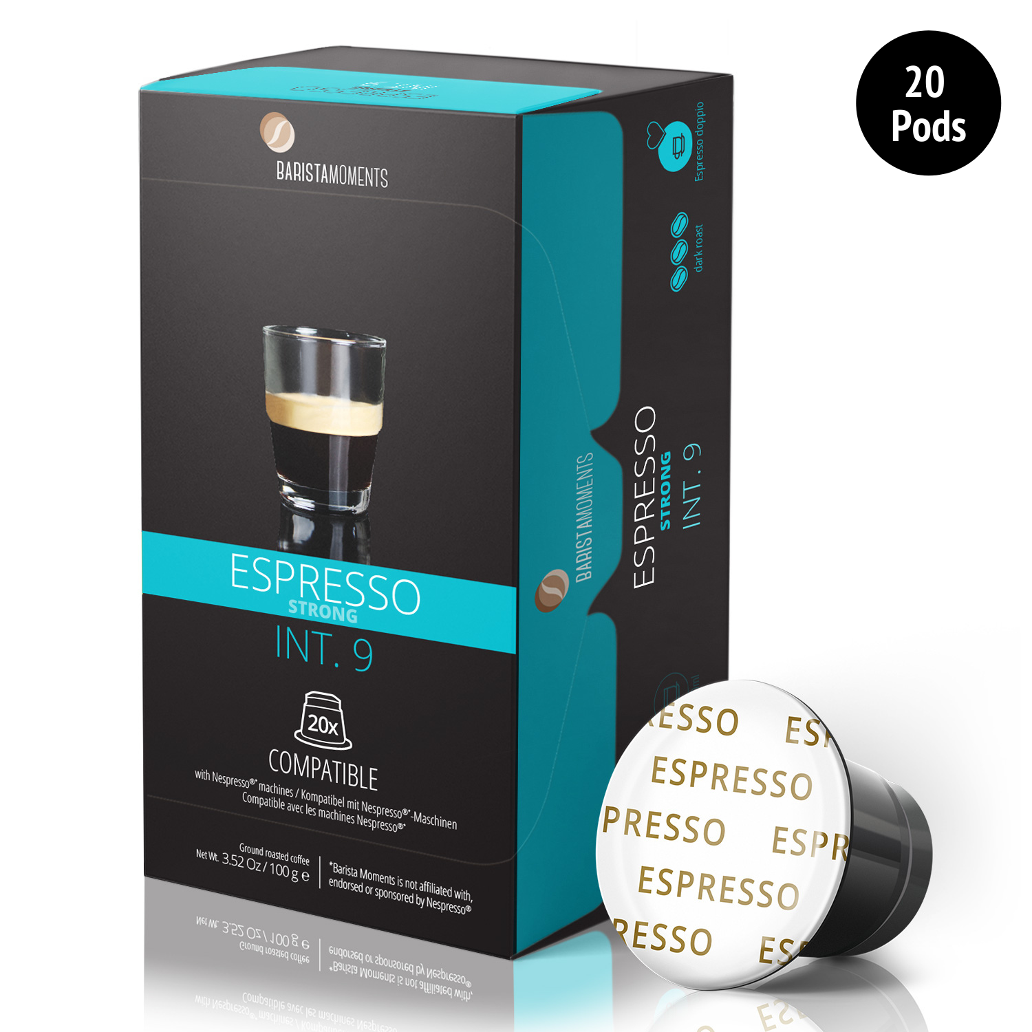 Nespresso pods strongest outlet