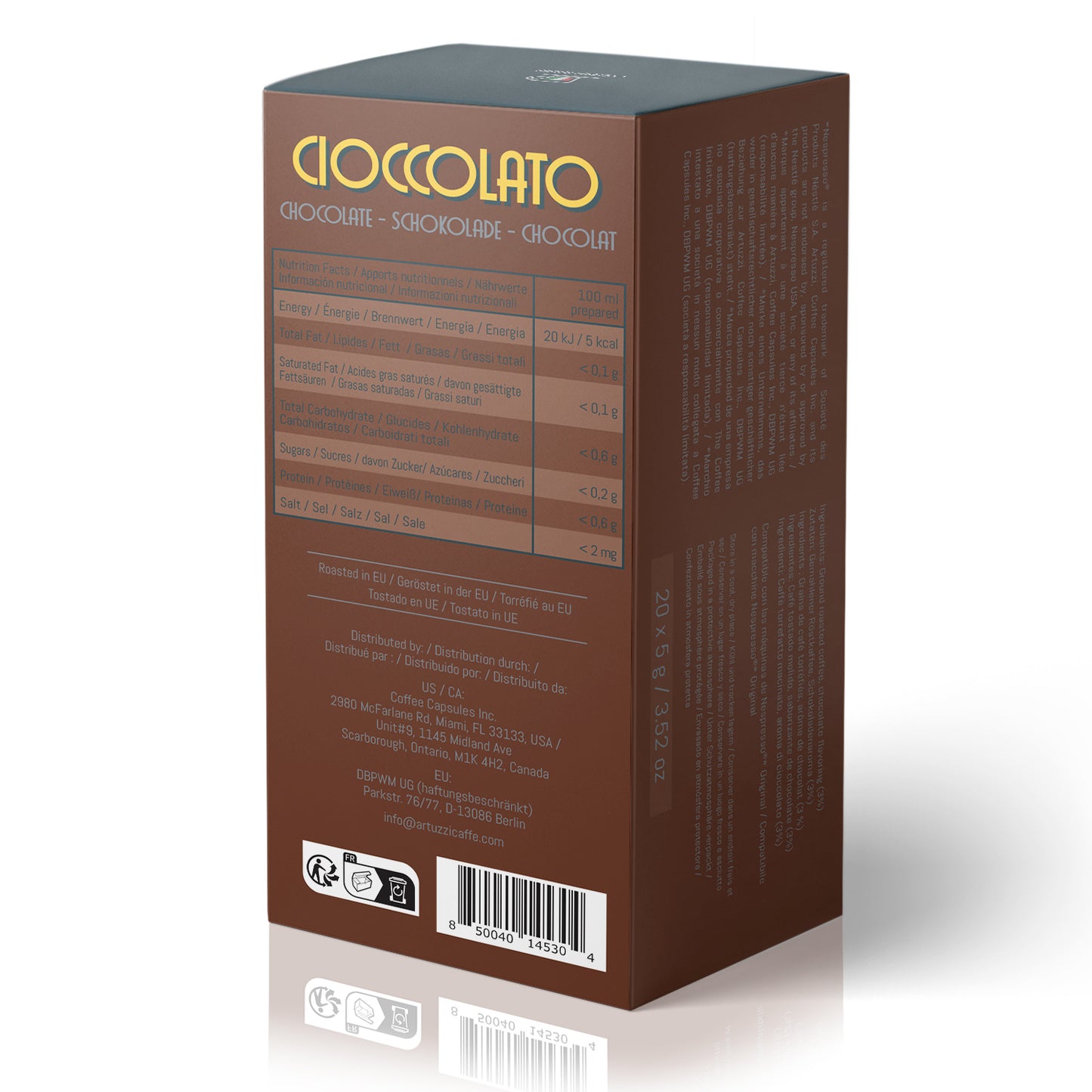 Torino - Chocolate Espresso - 20 Pods