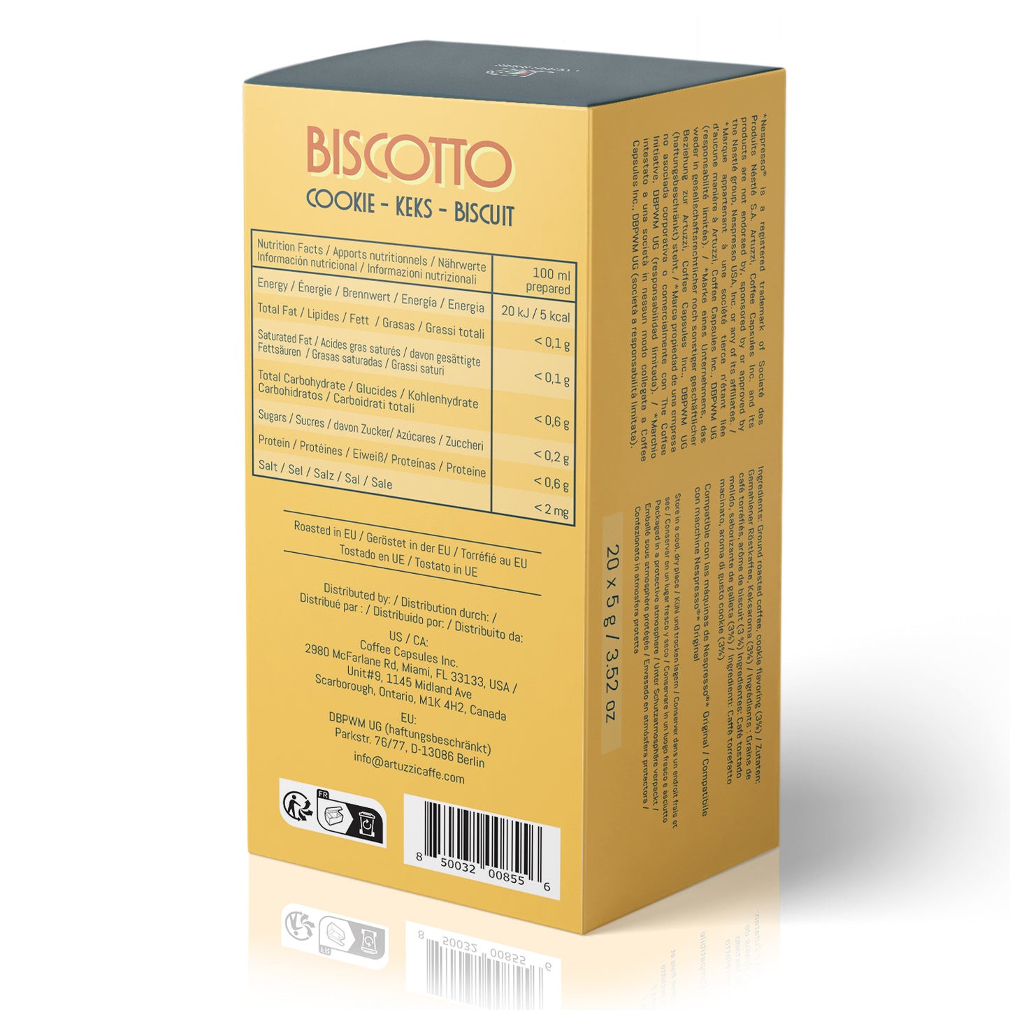 Bari - Cookie / Biscotto Espresso - 20 Pods