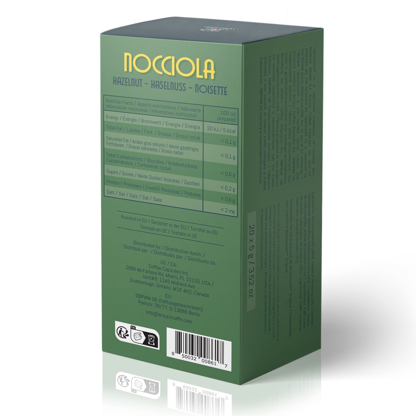 Asti - Hazelnut Espresso - 20 Pods