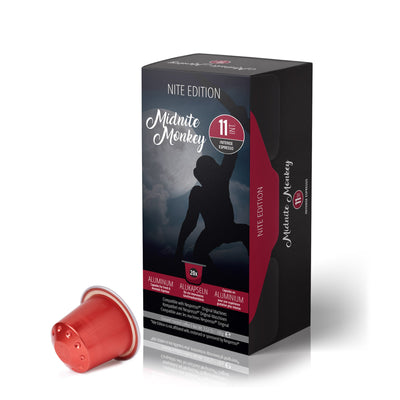 Midnite Monkey - High Intensity Espresso - 20 Pods