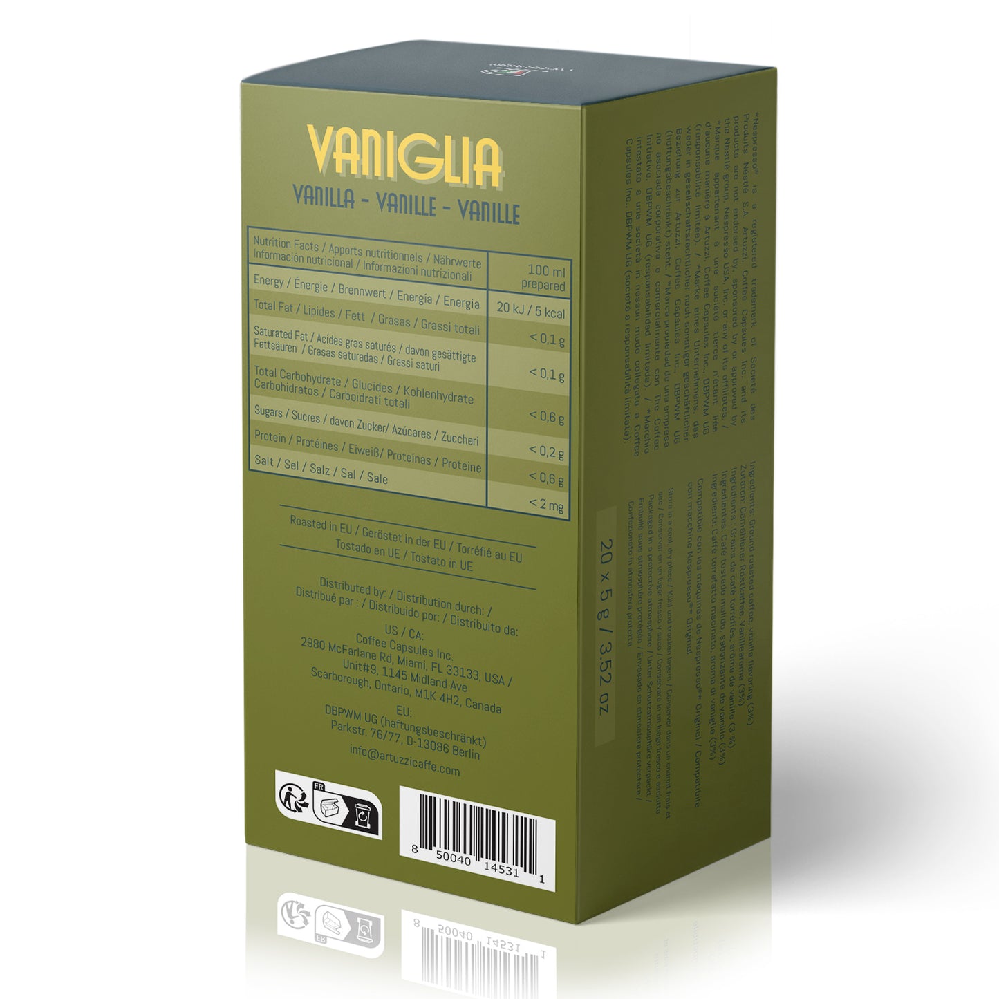 Sanremo - Vanilla Espresso - 20 Pods