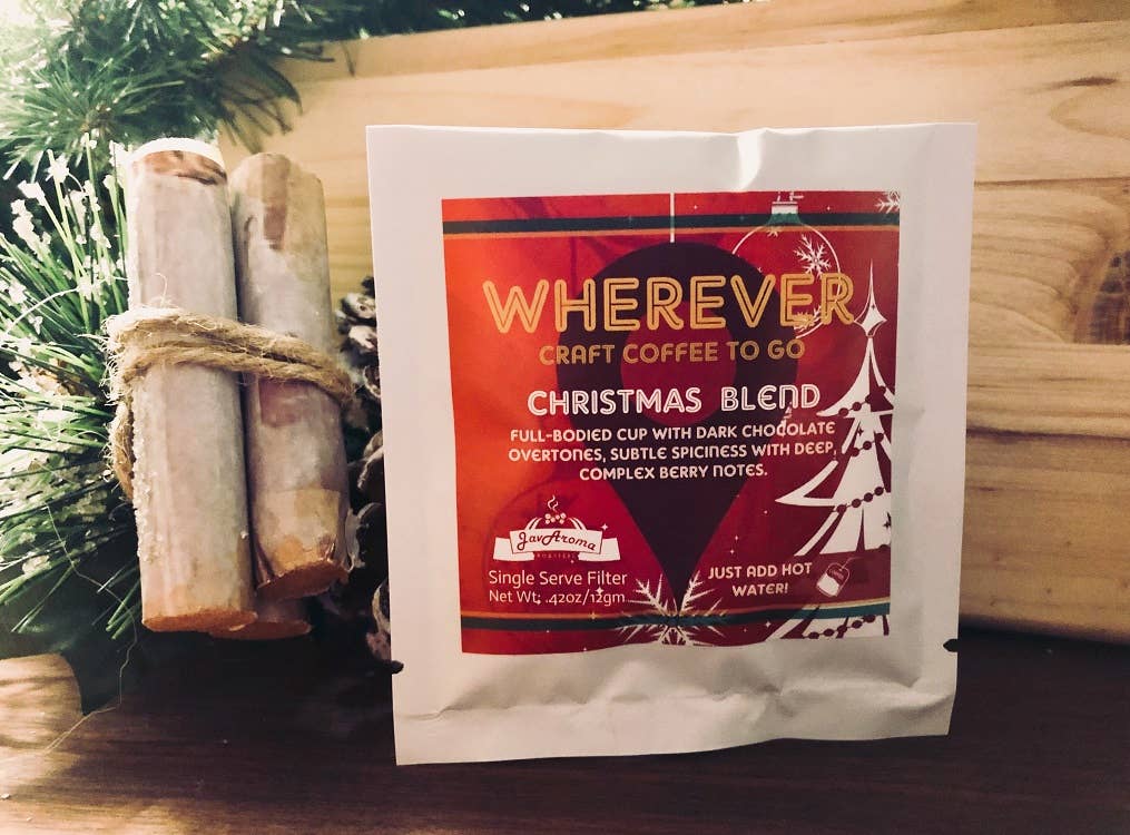 Wherever Christmas Blend - Single Serve Coffee - 10 bags