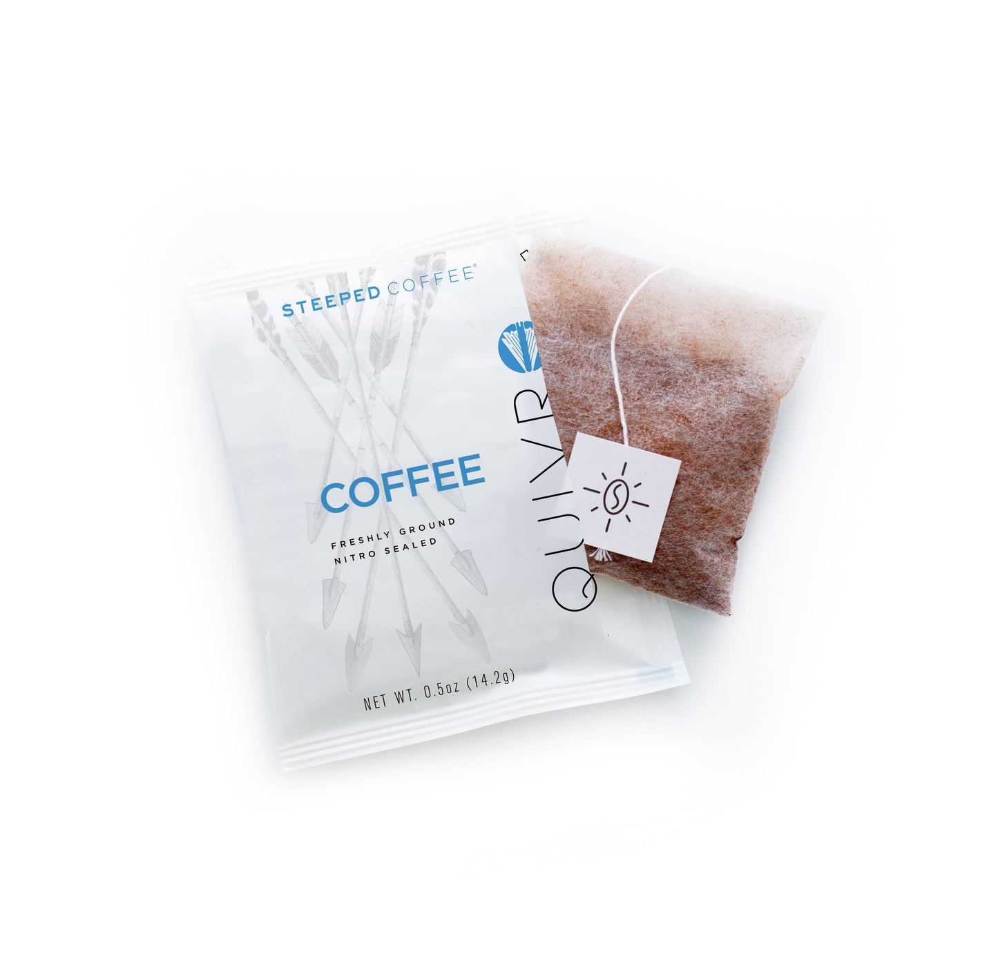 Quivr - Steeped Single Serve - 10 bags Steeped Hot Coffee Bags
