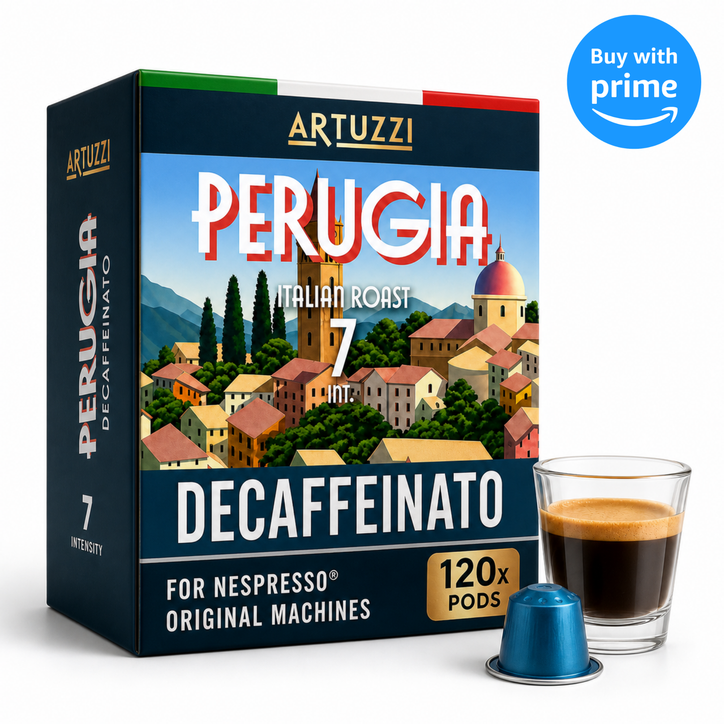 Perugia - Decaf Espresso - 120 Pods