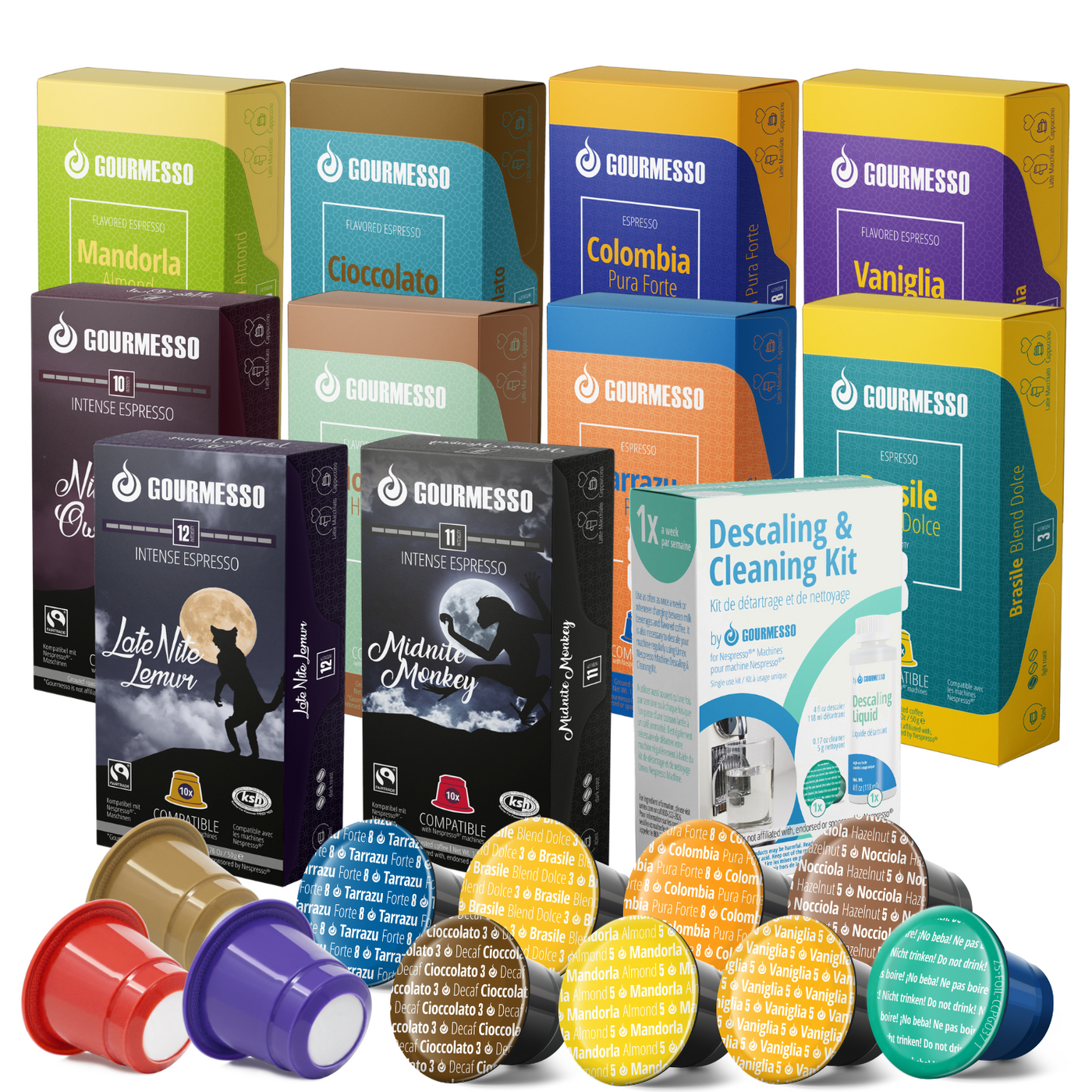 KleanPerk Cleaning Pods 5ct - For Nespresso Original Machines - Gourmesso  Coffee