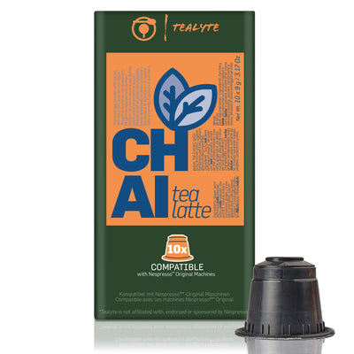 tealyte Chai Latte 50ct Bundle - 5 x 10 Pods (contains dairy)