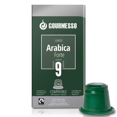 Gourmesso Lungo Arabica Forte - Fairtrade - 10 Pods