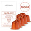 Late Nite Lemur - Wholesale Bulk Pack - High Intensity Espresso Pods - 1000 Pods - Intensity 12