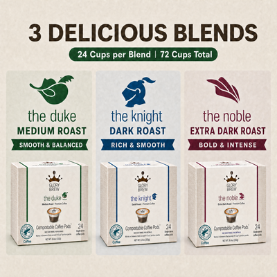 3-Blend Variety Pack - 72 Compostable K-Cups