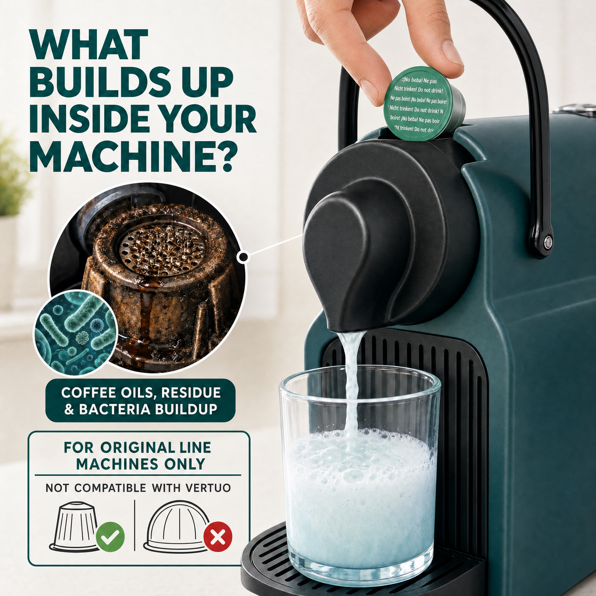 Cleaning Pods for Nespresso Original Machines - 10 Pods