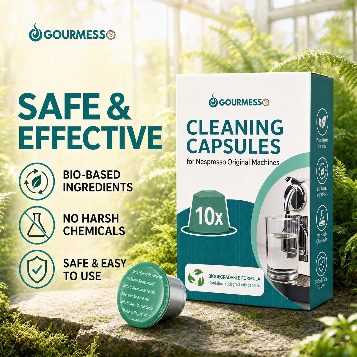 Cleaning Pods for Nespresso Original Machines - 10 Pods