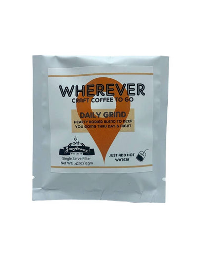 Wherever Daily Grind - Single Serve Coffee - 10 bags