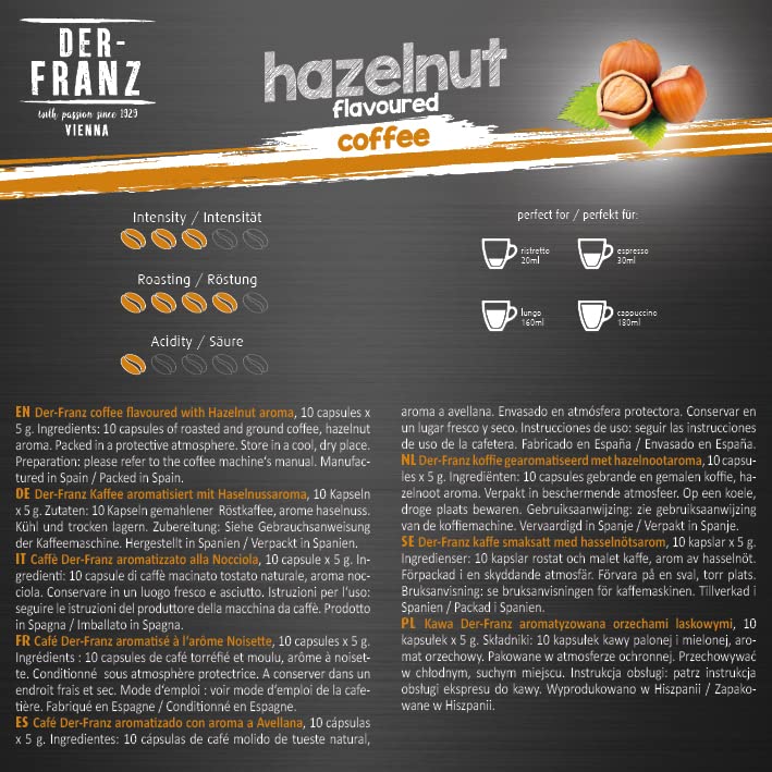 Hazelnut - 10 Pods