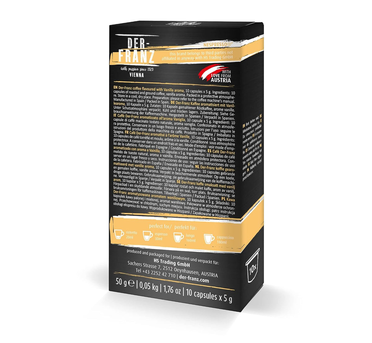 Vanilla - 10 Pods