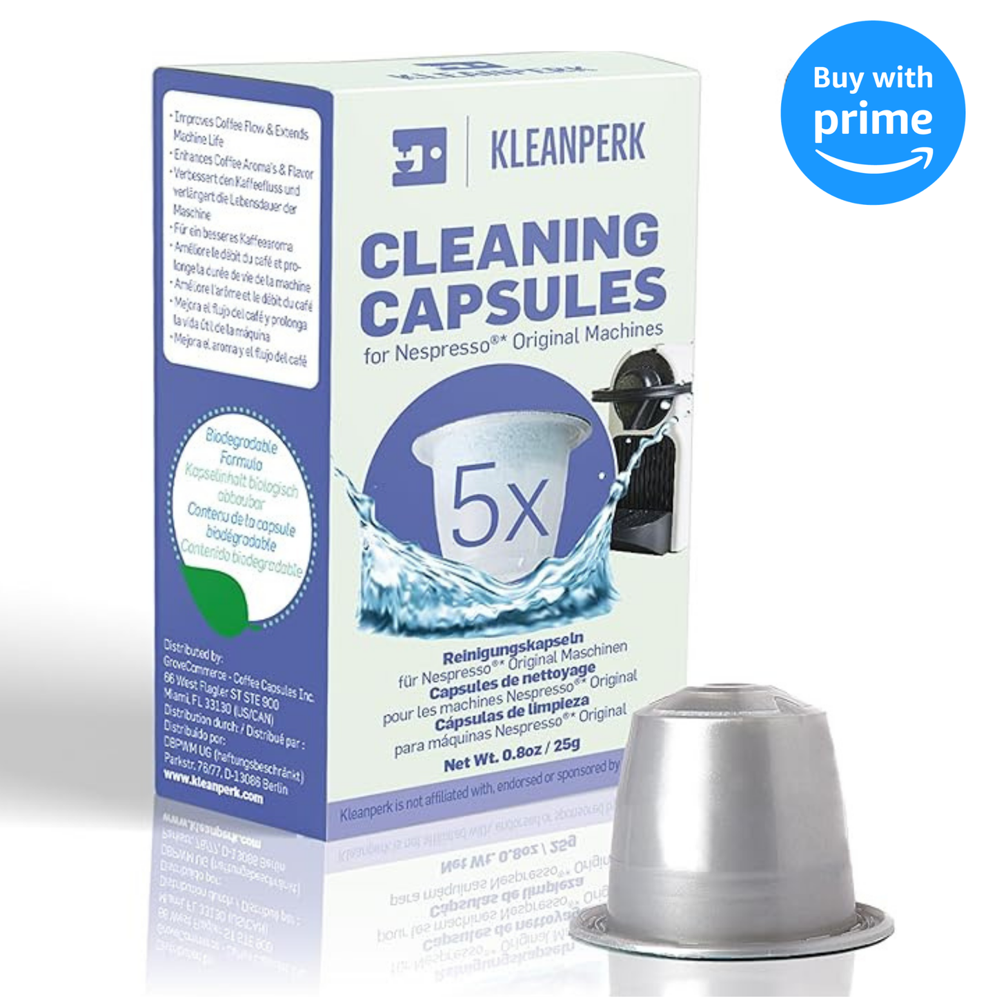 Cleaning Pods for Nespresso Original Machines - 5 Pods