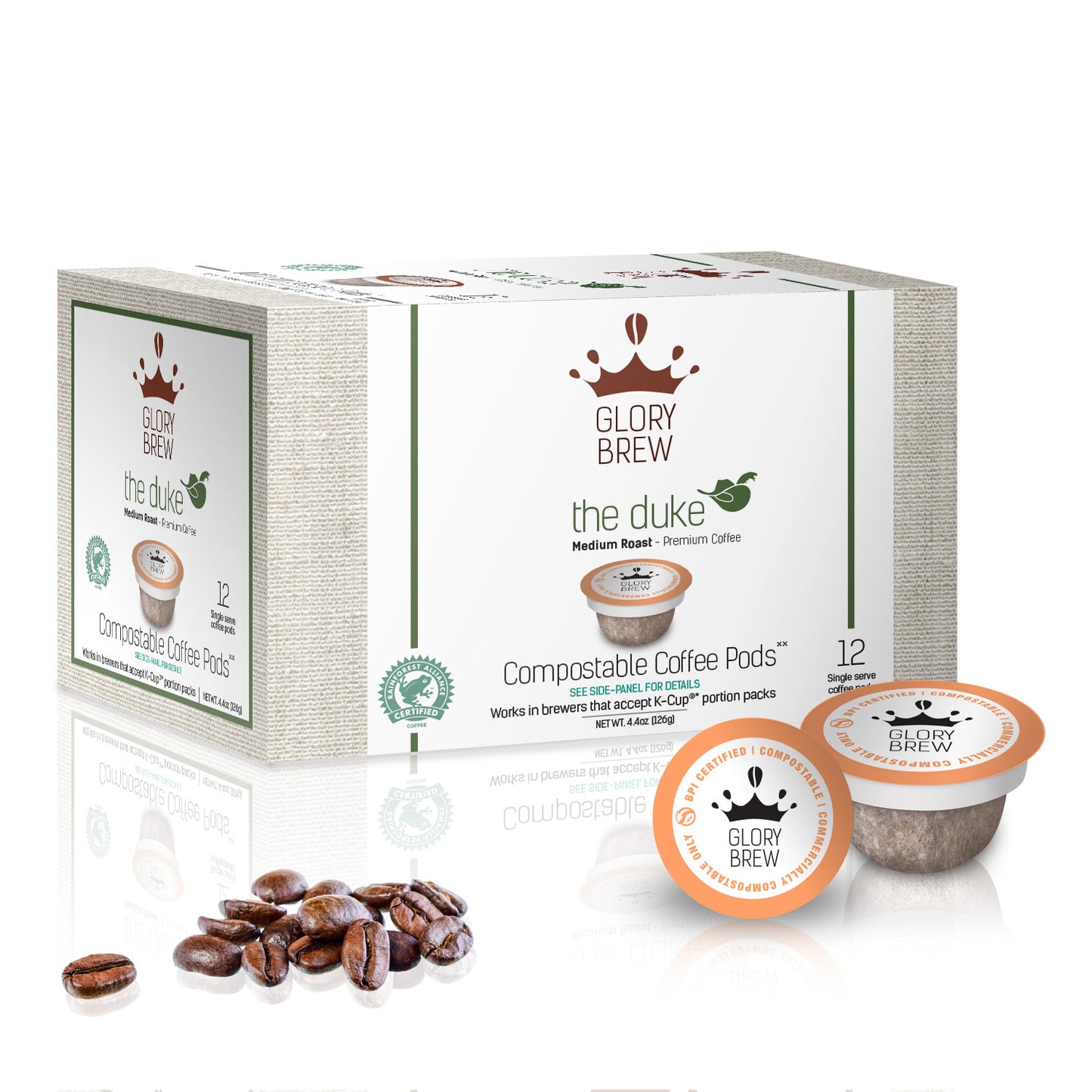 The Duke - 12 Compostable Pods