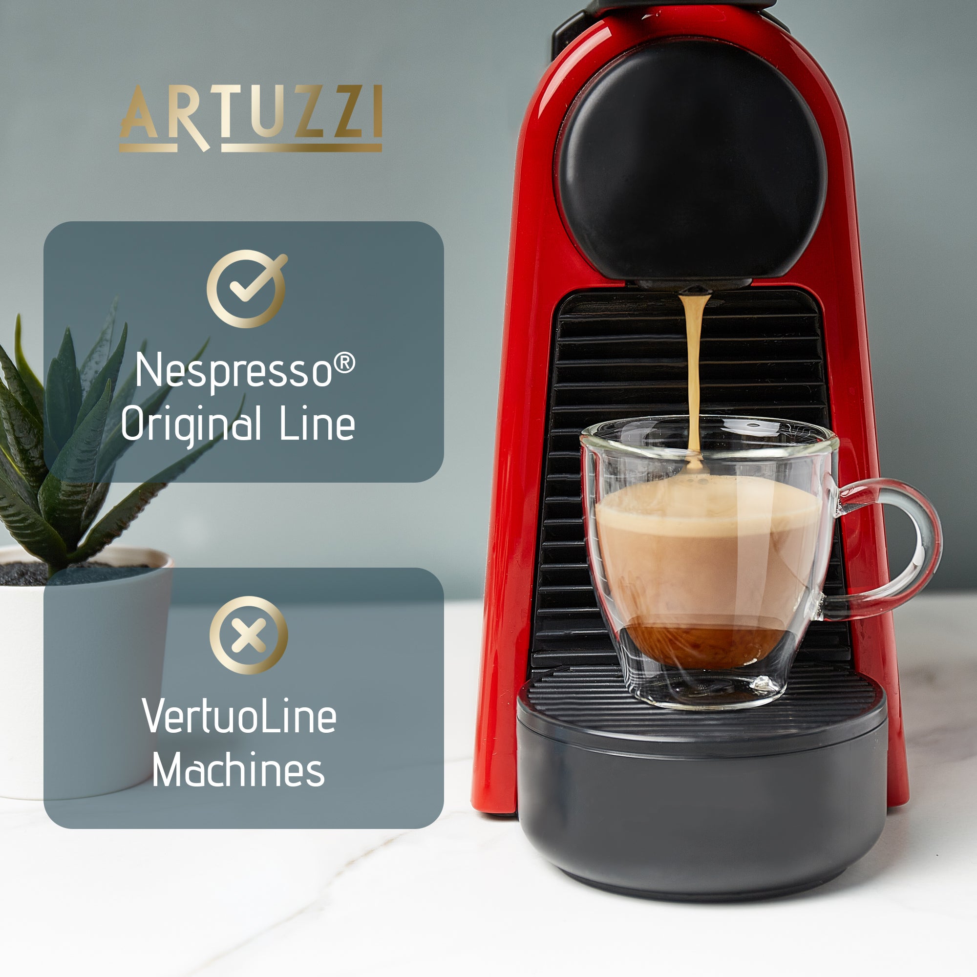 Artuzzi 120ct Espresso Variety - Ristretto, Espresso, Lungo($.38/pod)