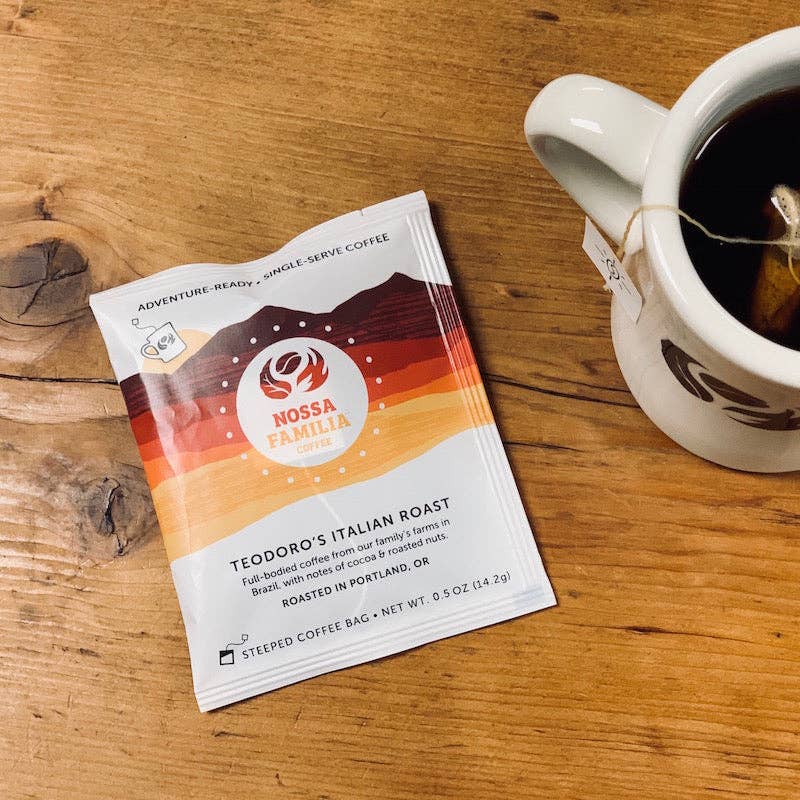 Teodoro's Italian Roast - Steeped Single Serve - 10 bags