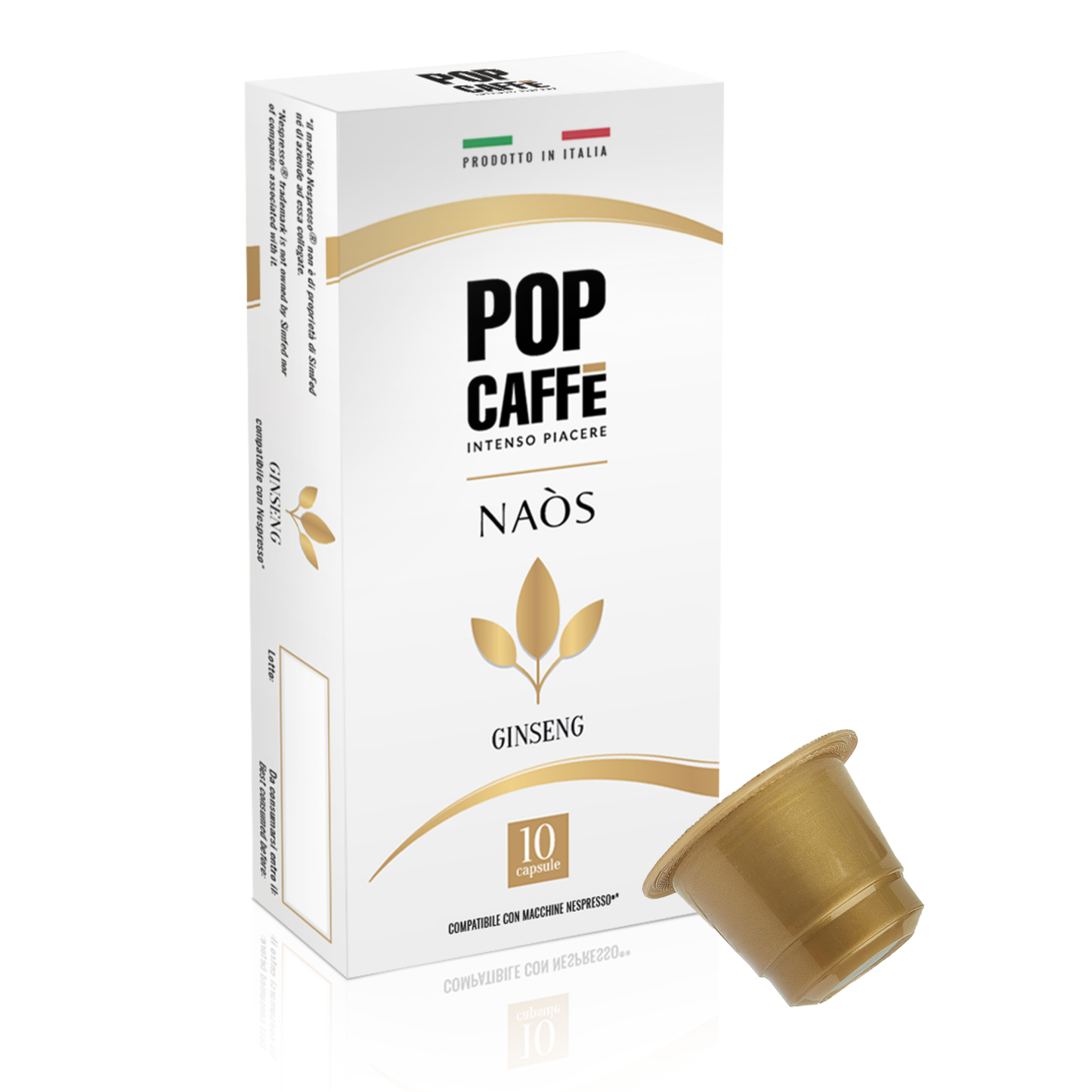 Naos - Ginseng (Contains Dairy)  - 10 Pods