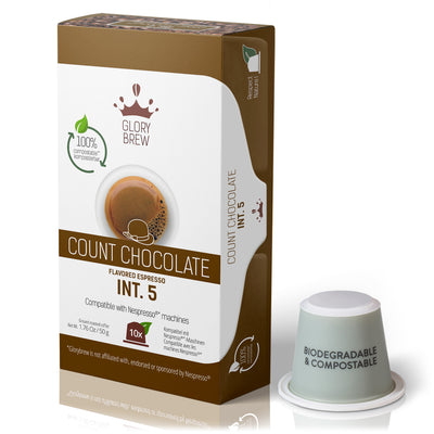 Glorybrew Nespresso Compostable Pods - Count Chocolate 10ct