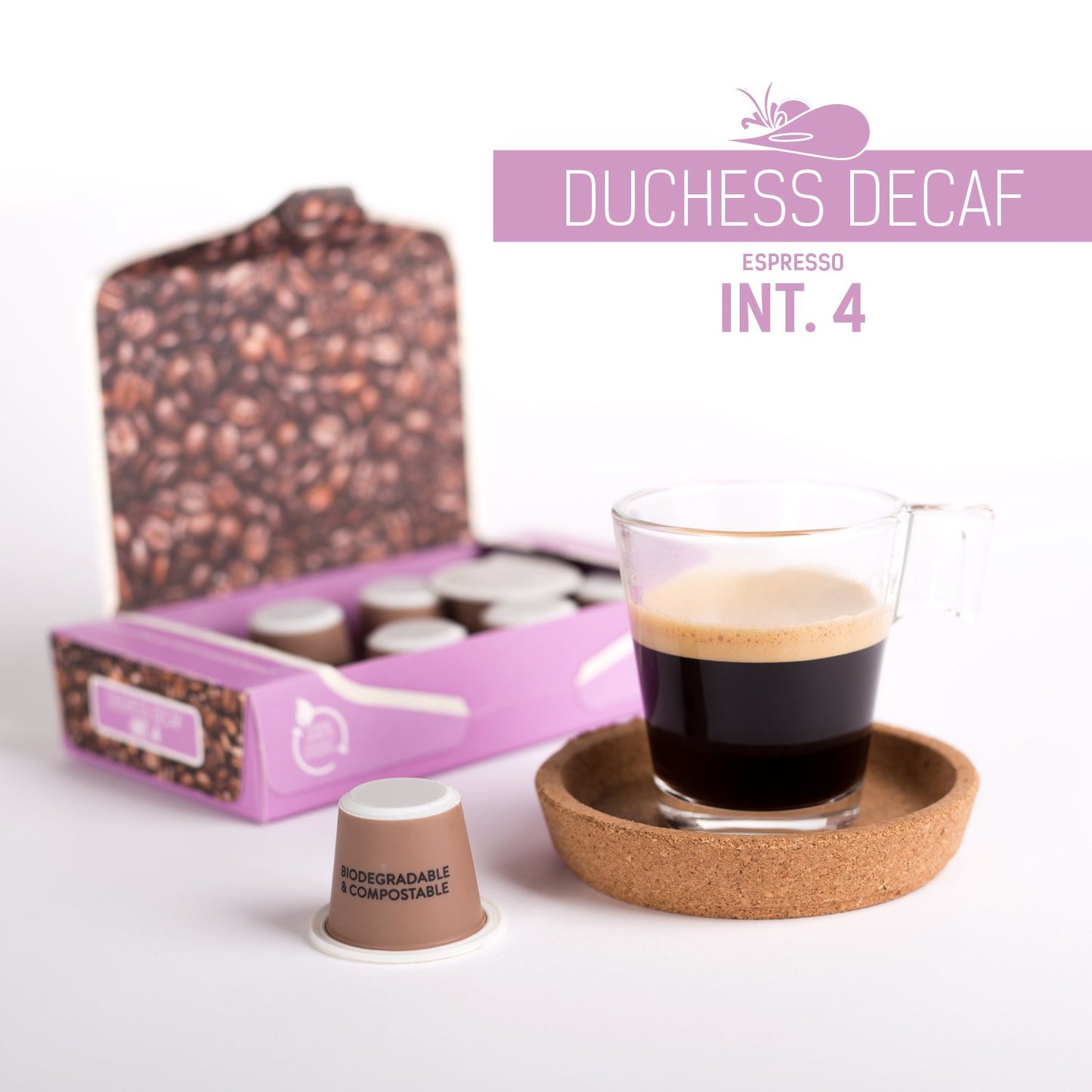 Duchess Decaf Espresso - 10 Compostable Pods