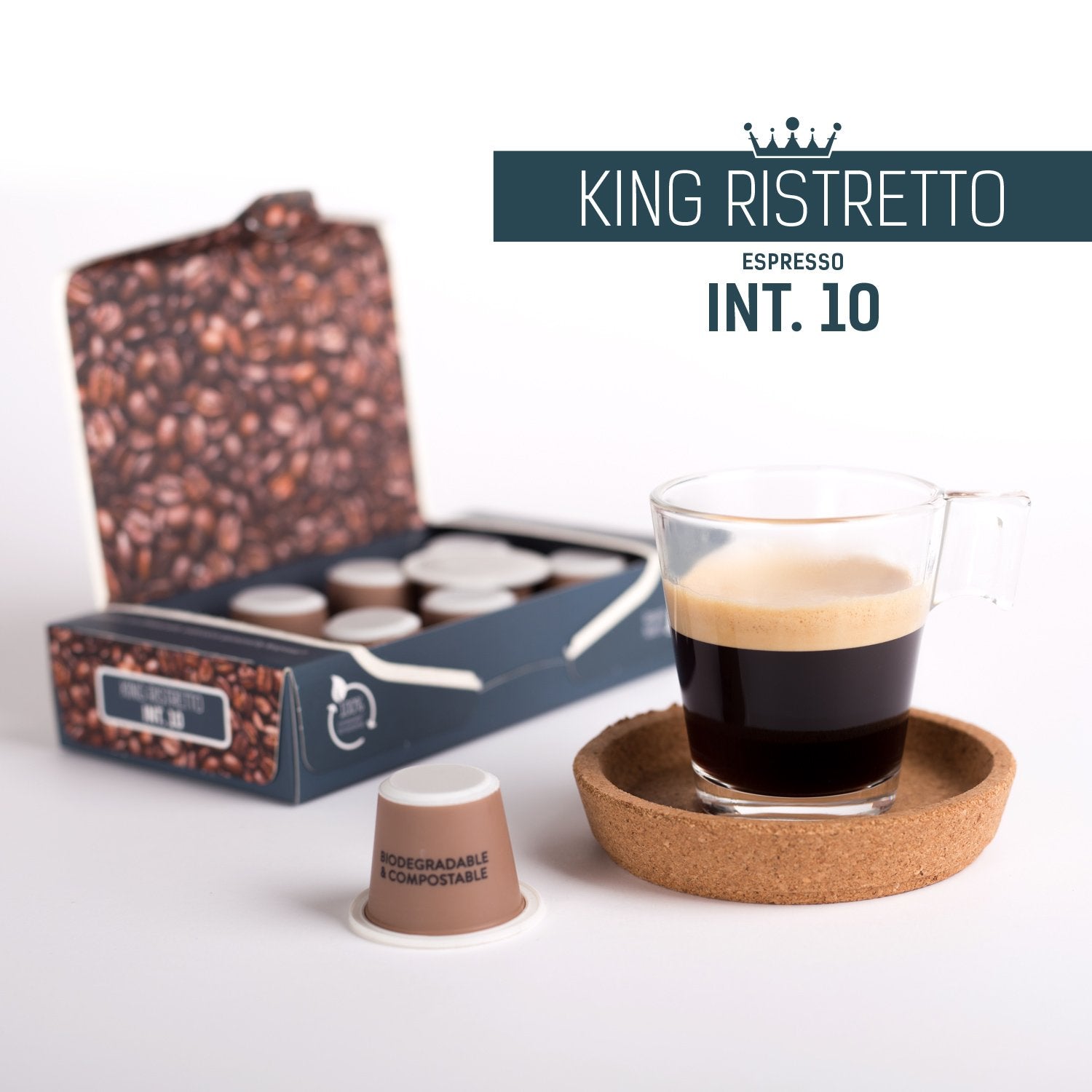 Glorybrew Nespresso Pods - King Ristretto 10ct - Gourmesso Coffee
