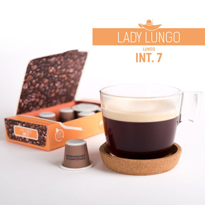 Glorybrew Nespresso Compostable Pods - Lady Lungo 10ct