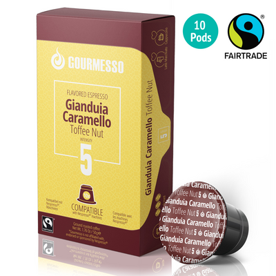 Gourmesso Toffee Nut - Fairtrade - 10 Pods