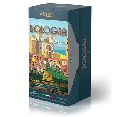Artuzzi Bologna - Decaf Chocolate - 20 Aluminum Pods