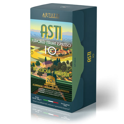 Artuzzi Asti - Hazelnut - 20 Aluminum Pods