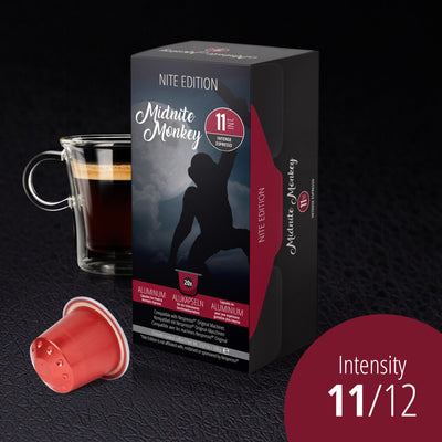 Midnite Monkey - High Intensity Espresso - 20 Pods