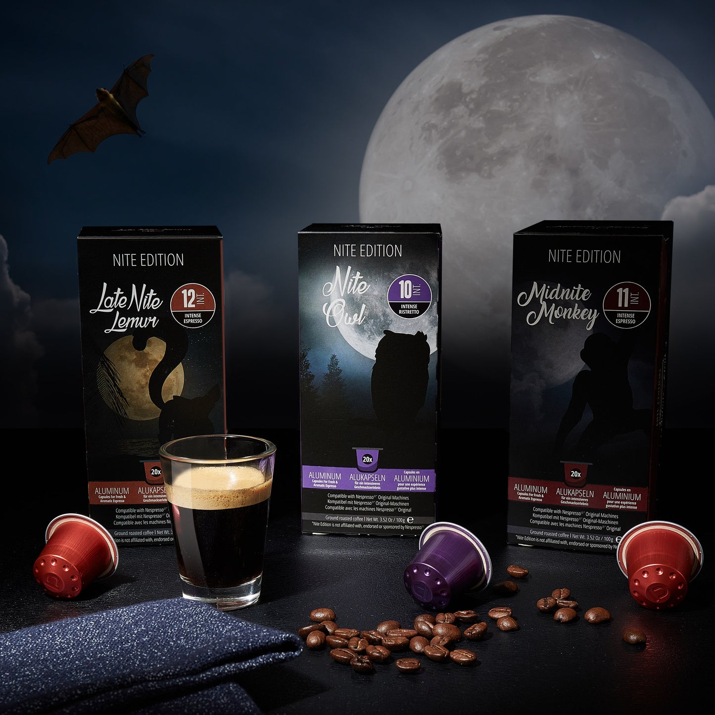 Late Nite Lemur - High Intensity Espresso - 20 Pods