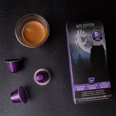 Nite Edition - Nite Owl Ristretto - High Intensity - 20 Aluminum Pods