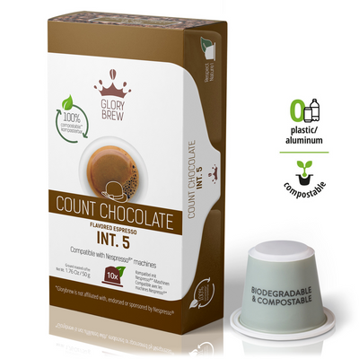 Glorybrew Nespresso Compostable Pods - Count Chocolate 10ct